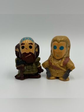 RARE Hobbit and the Unexpected Journey Chibi Dwalin & Fili Mini Figure Toys